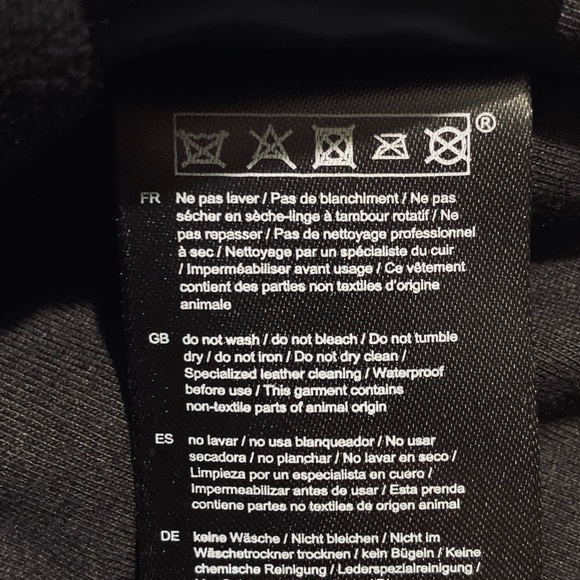 Maje 100% Leather, Fringed Skirt sz 34 (FR) US 2 - Picture 8 of 8